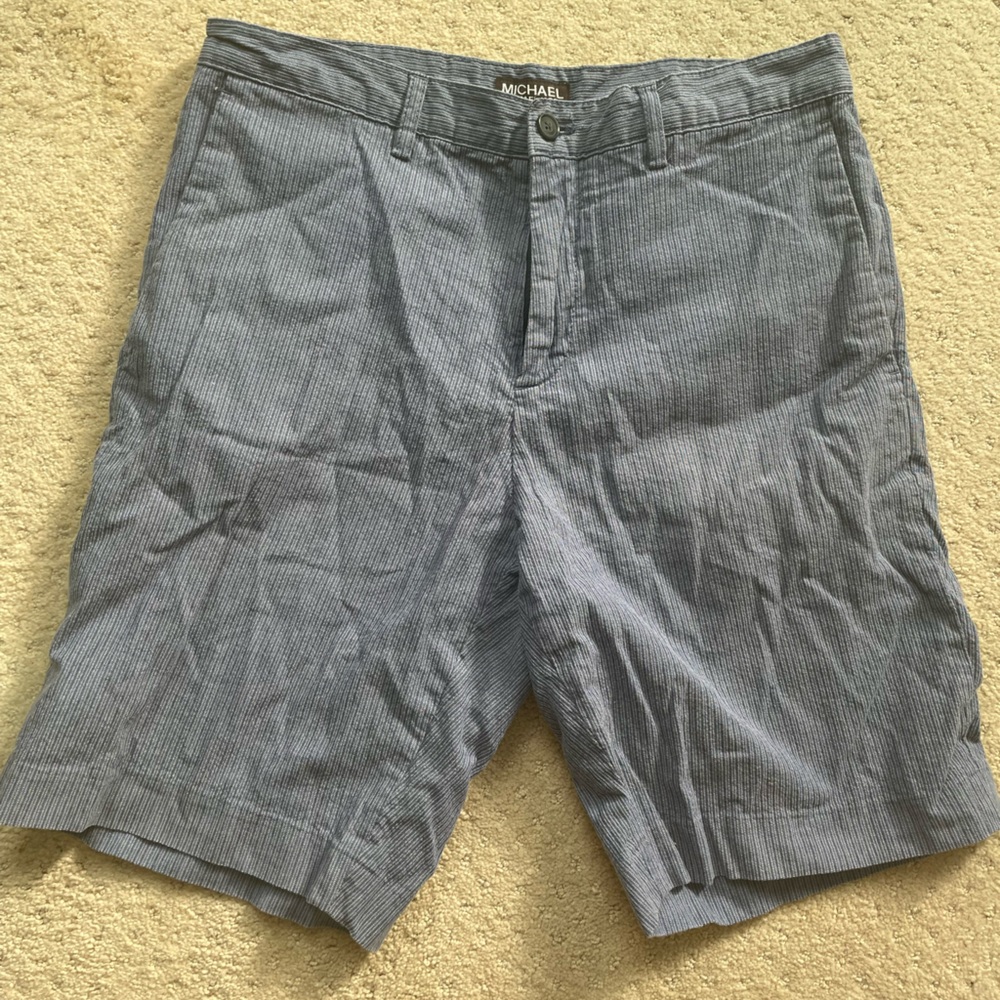 Michael Kors shorts | Blue Pinstripe | 100% cotton